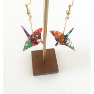 Origami Paper Crane earrings, Mother’s Day gift ideas, handmade in Adelaide Australia